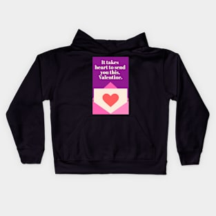 Valentine: It Takes Heart Kids Hoodie